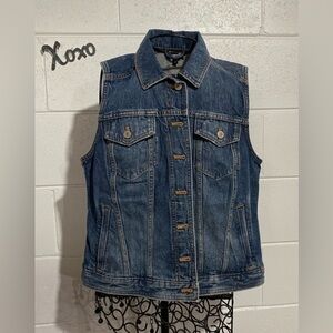 Express Denim Vest NWT